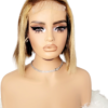 Discover the Elegance of the 10" Bob Wig with Soft Hair 4*4 lace front #4/27